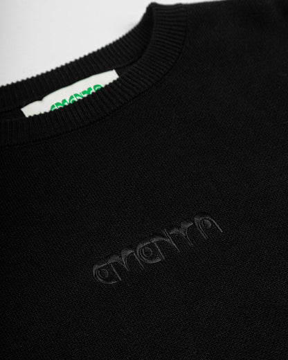 Ementa First Word Knit Crewneck black