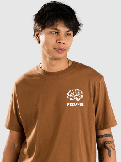 And Feelings Weight T-Shirt brown