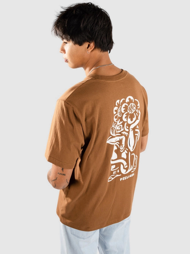 And Feelings Weight T-Shirt brown