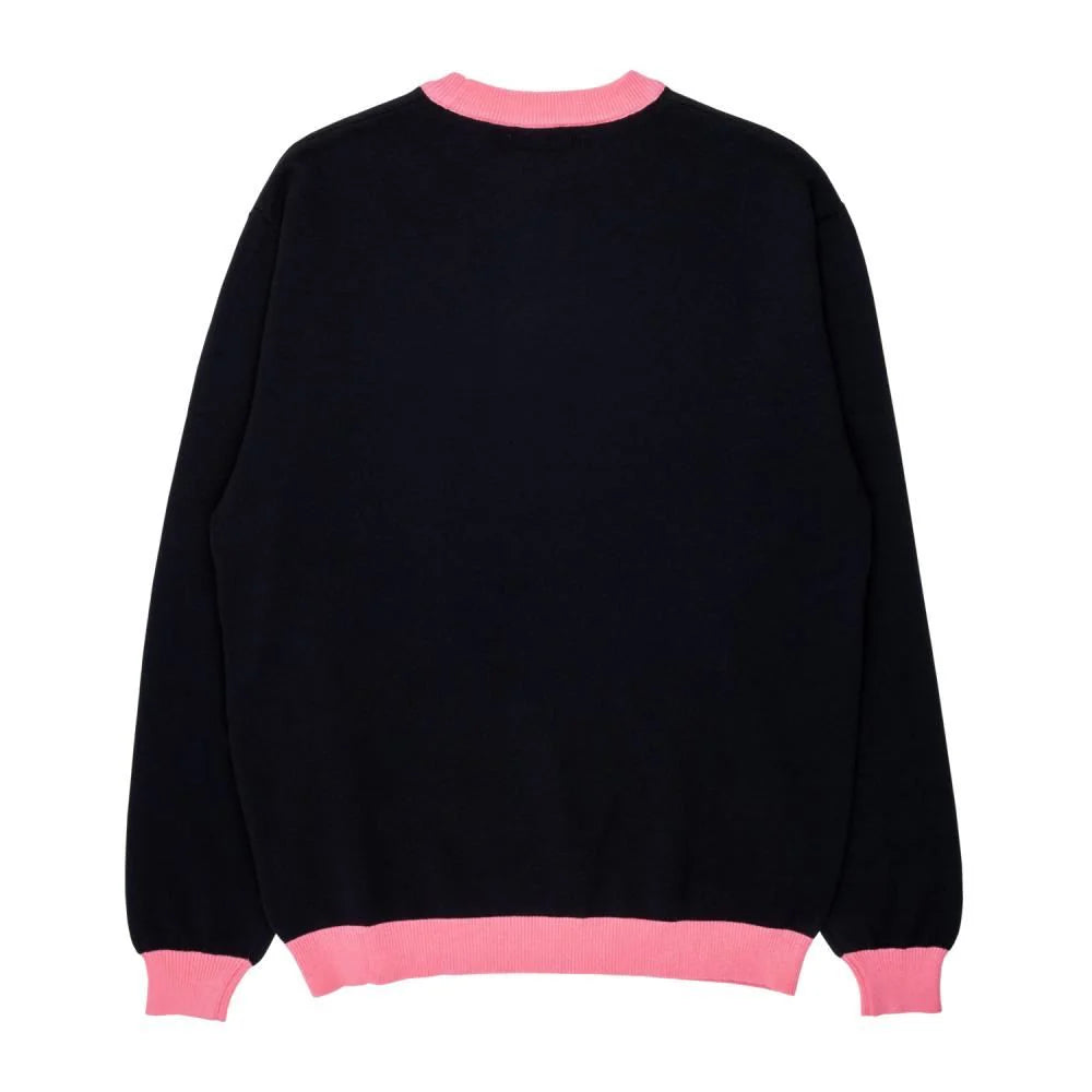 Santa Cruz Shark Trip Knit Crew pour femme - Noir / Rose