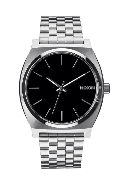 Nixon Watch Time Tealer Silver Black