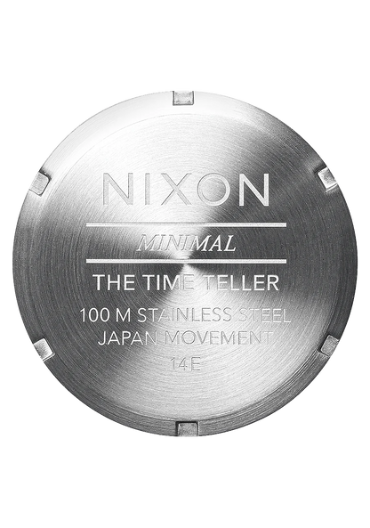 Nixon Watch Time Tealer Silver Black