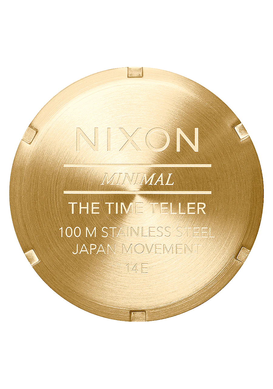 Nixon Watch Time Teller gold green sunray