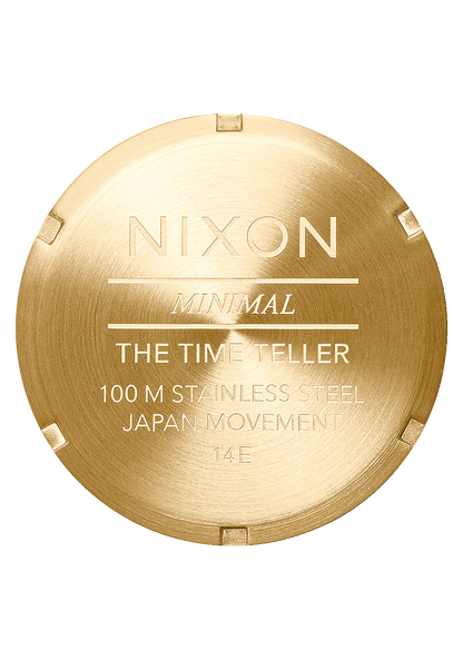 Nixon Watch Time Teller gold green sunray