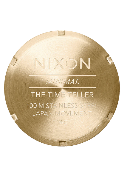 Nixon Watch Time Teller gold oxblood sunray