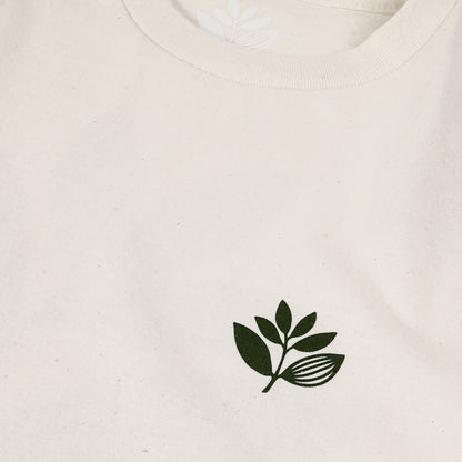 Magenta CLASSIC PLANT TEE - NATURAL