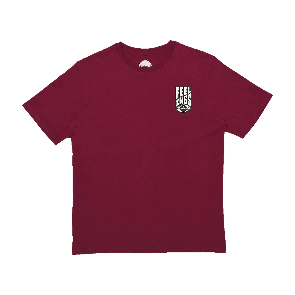 T-shirt Logo And Feelings Bordeaux