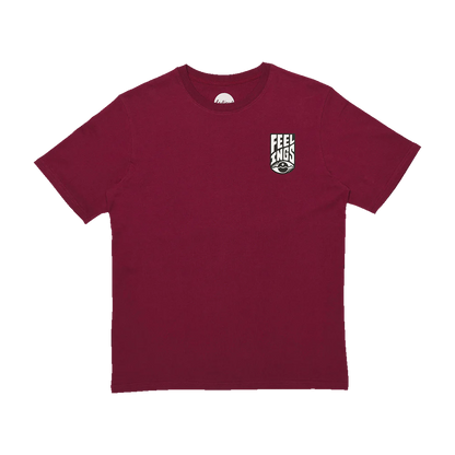 T-shirt Logo And Feelings Bordeaux