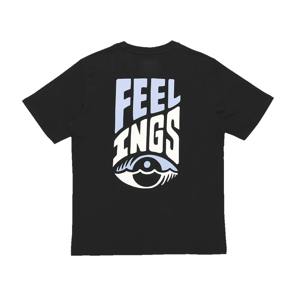 AndFeelings Logo Tee Shirt Black front back