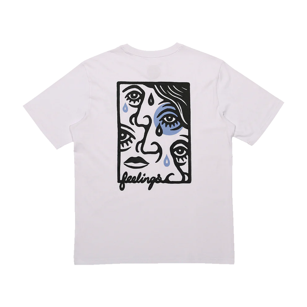 And Feelings Pablo Tee Shirt White front back