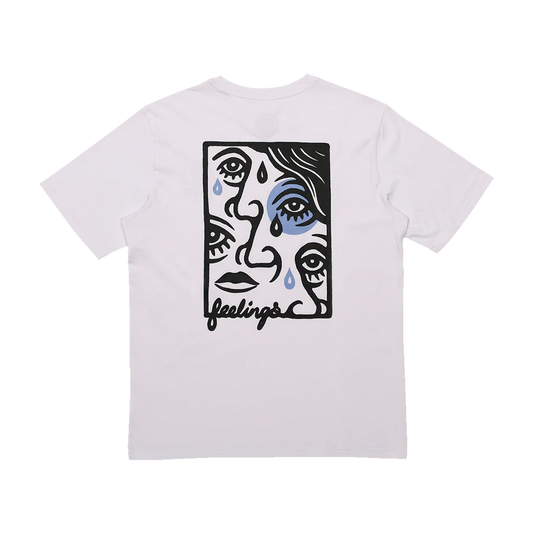 And Feelings Pablo Tee Shirt White front back