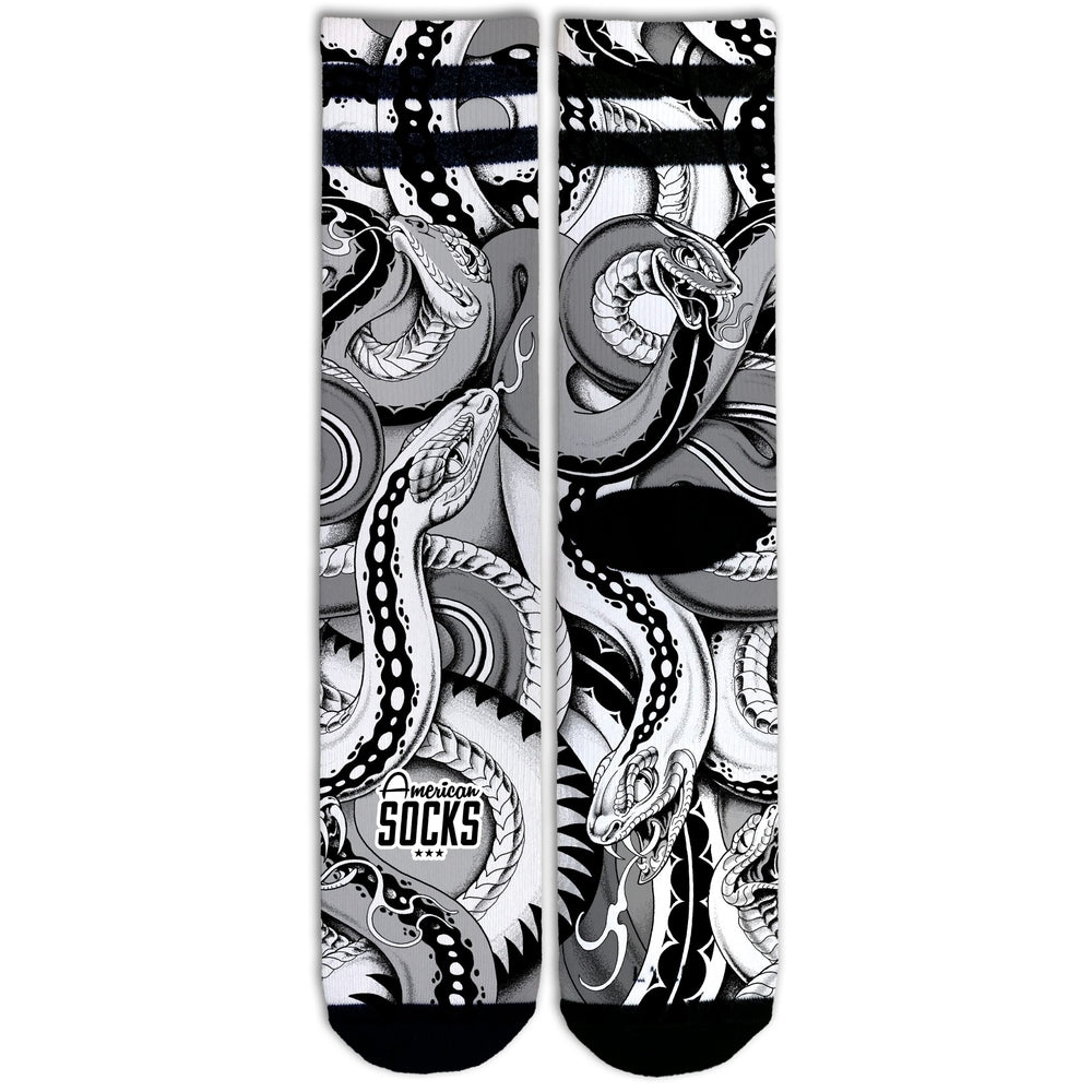 American socks Python – Mid High front back