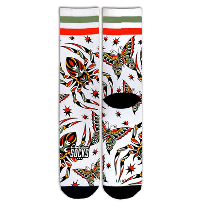 American socks Venom – Mid High front back