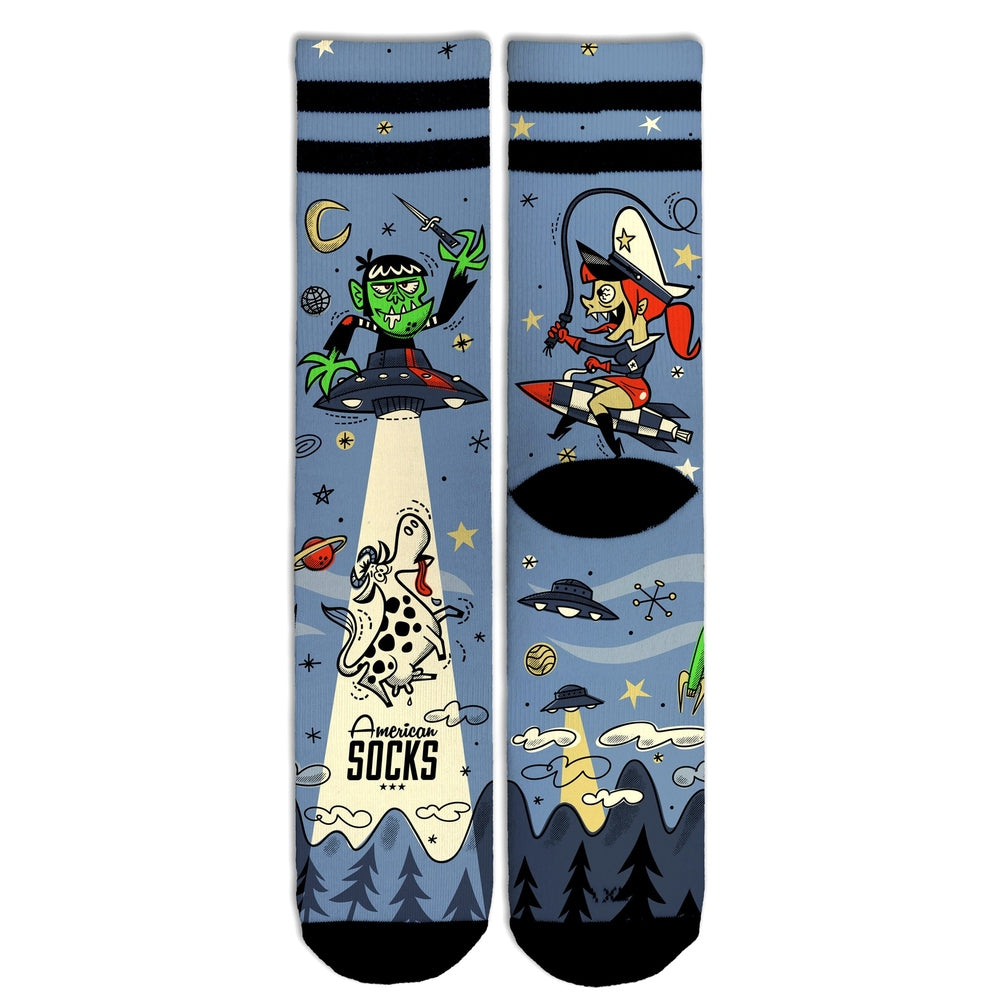 American socks Alien Snatch – Mid High front back