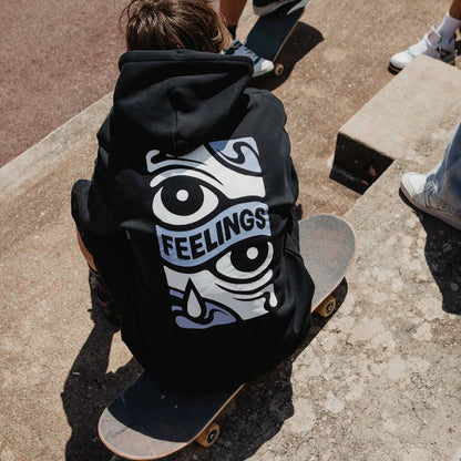 And Feelings Eyes Hoodie Black