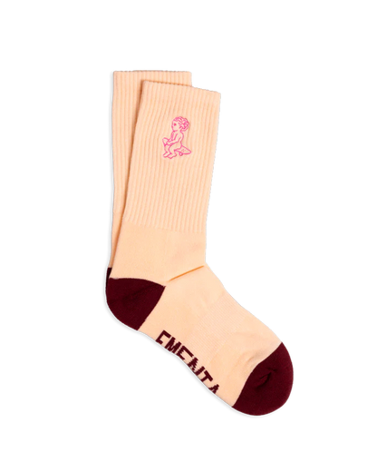 BABYSOCK_Beige_Burgundy