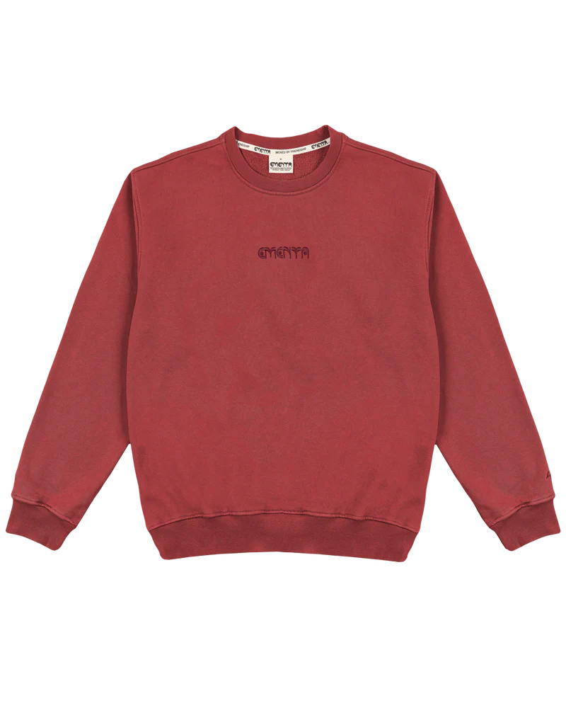 Ementa First Word Knit Crewneck Burgundy