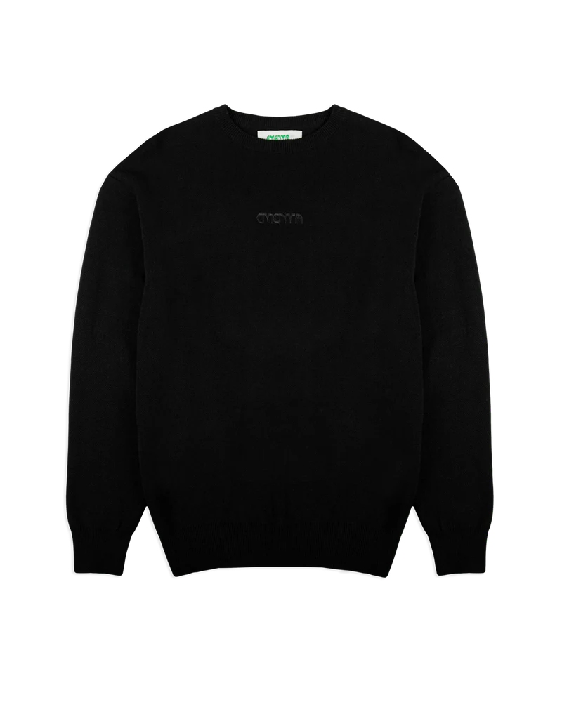 Ementa First Word Knit Crewneck black