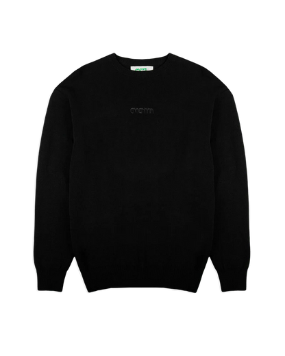 Ementa First Word Knit Crewneck black