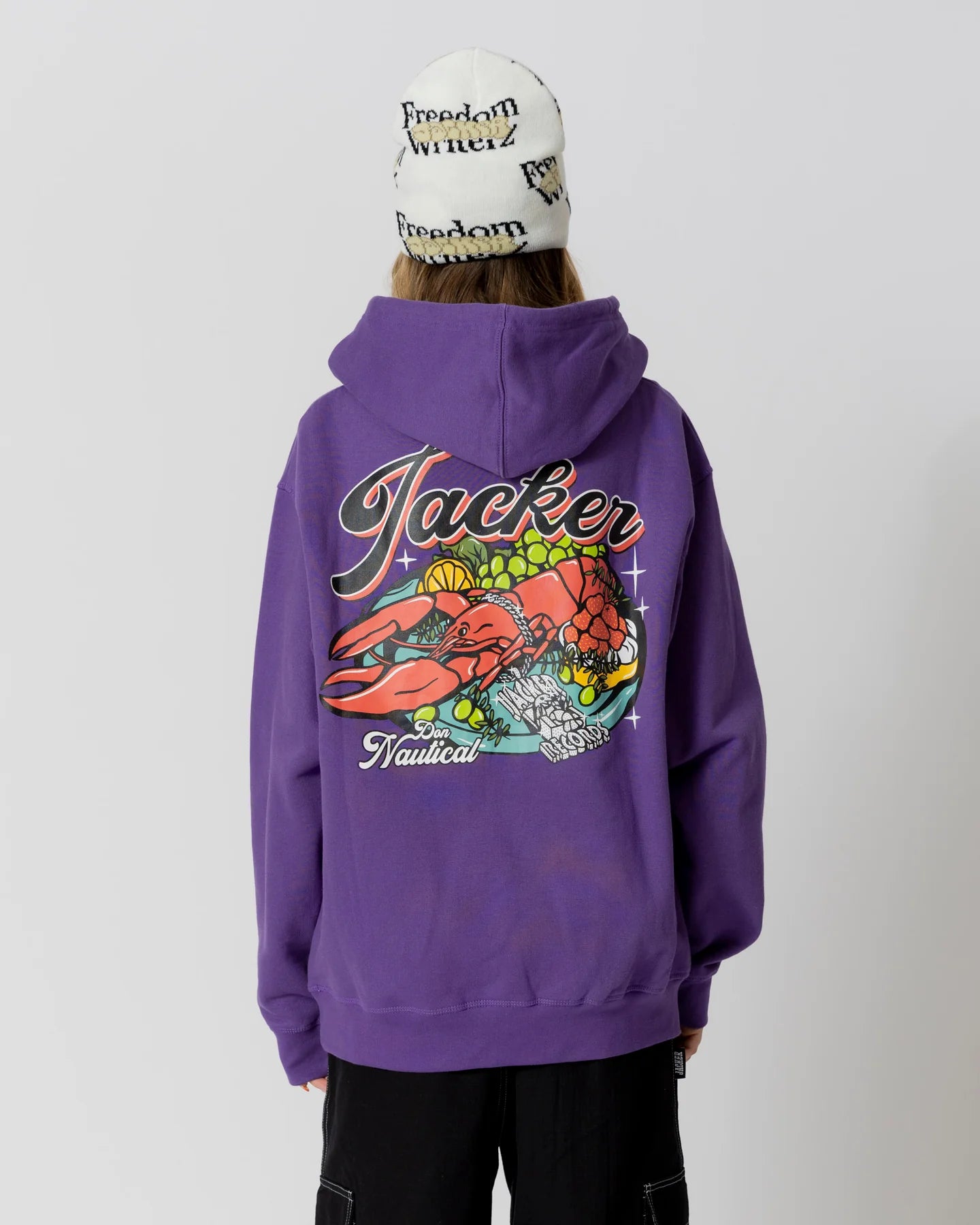 JACKER LOBSTER SERVICE HOODIE - PURPLE