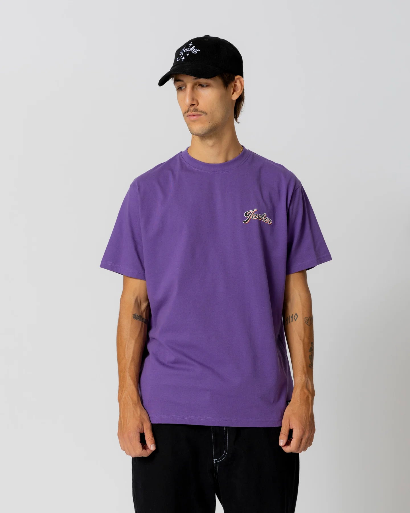 T-SHIRT JACKER LOBSTER SERVICE - VIOLET