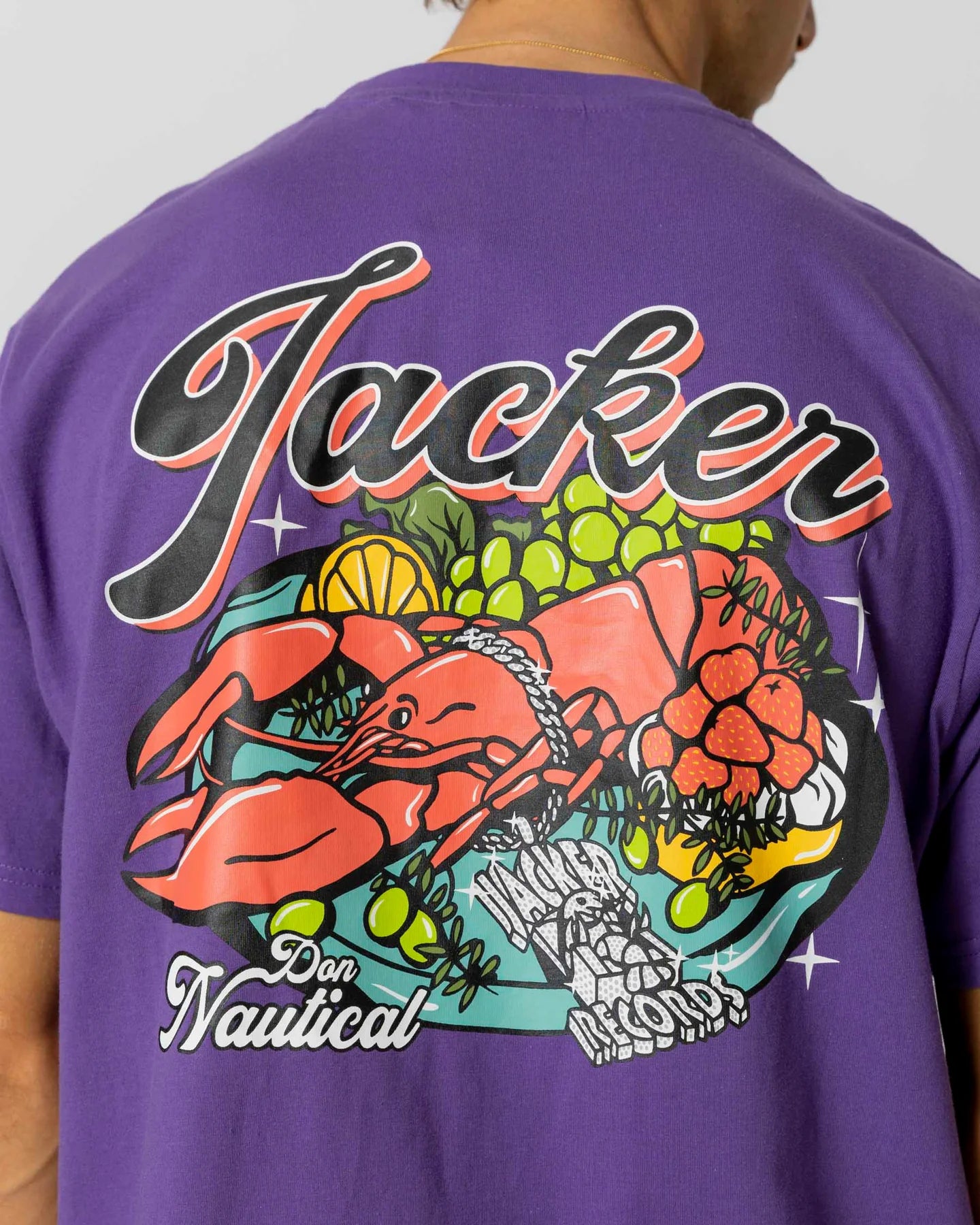 T-SHIRT JACKER LOBSTER SERVICE - VIOLET