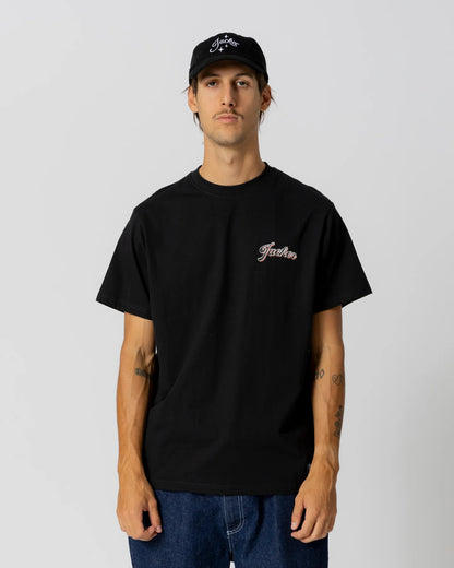 JACKER LOBSTER SERVICE T-SHIRT - BLACK