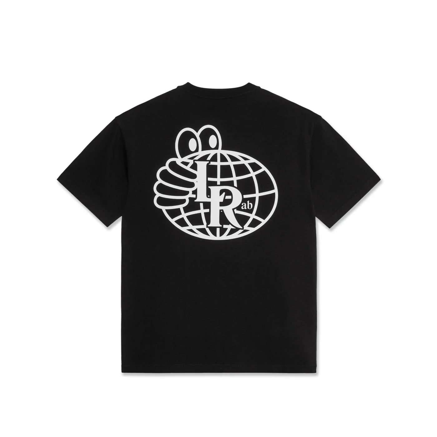 Last Resort Atlas Monogram Tee (Black/White) front back