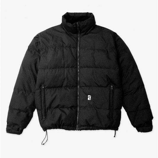 Poetic Collective Puffer Jacket  black front