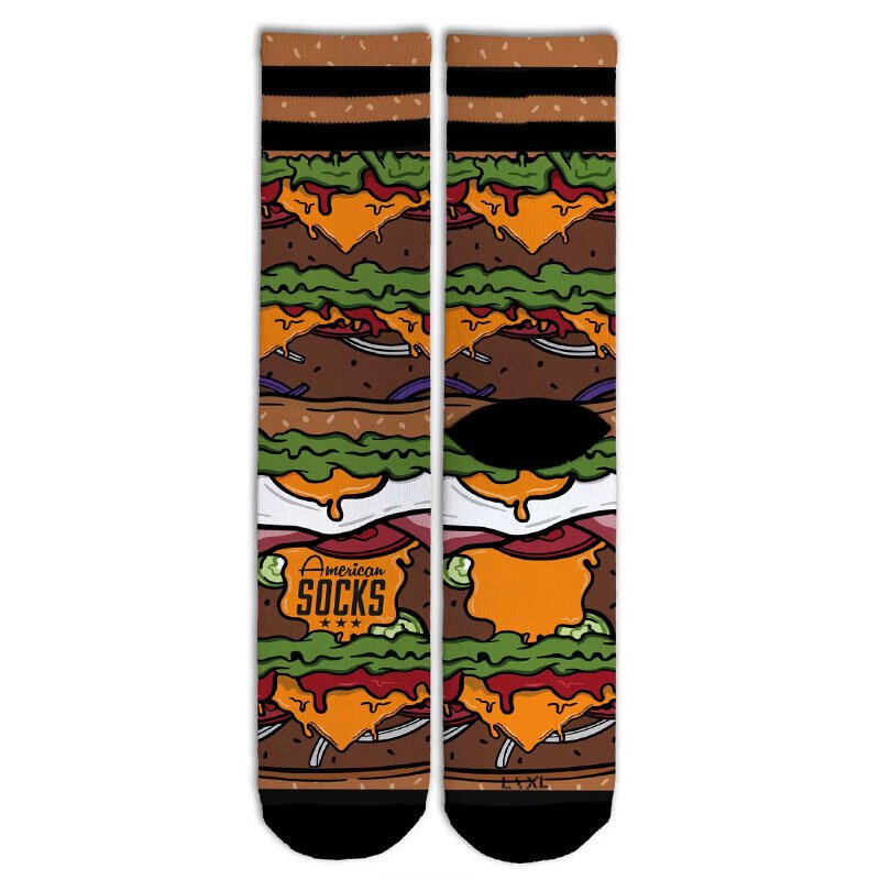 American socks Burger – Mid High front back