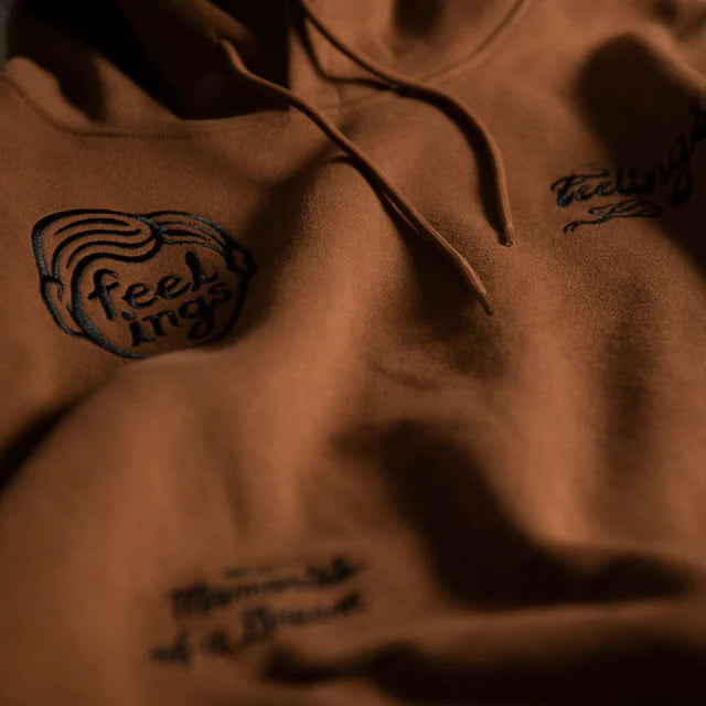 And Feelings Banks caramel brown hoodie