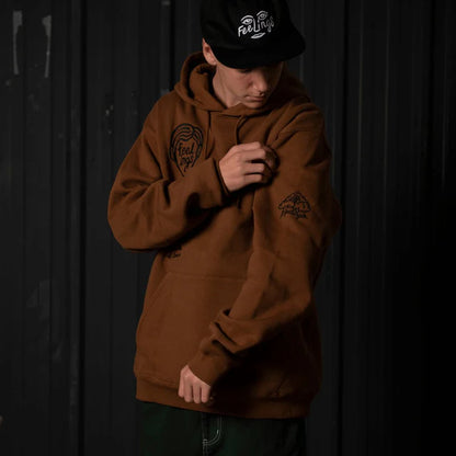 And Feelings Banks caramel brown hoodie