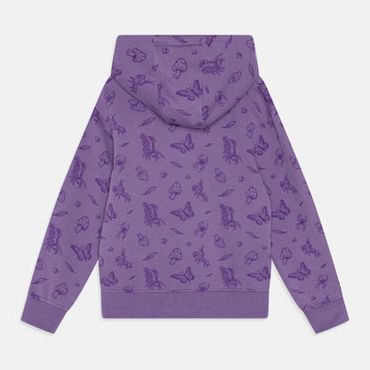 Santa Cruz YOUTH WINKOWSKI COMIC BUGS HOOD UNISEX - Sweat à capuche - méta mauve