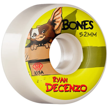 BONES WHEELS  Pack of 4 STF 52MM V2 DECENZO GIZMO 103A