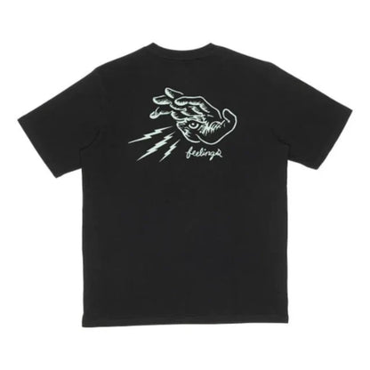 And Feelings Hand Classic Tee Shirt Black front back