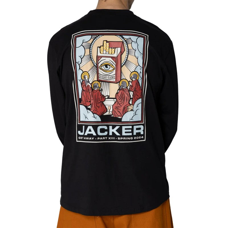 JACKER Passio Garo Black long sleeves Tee-shirt