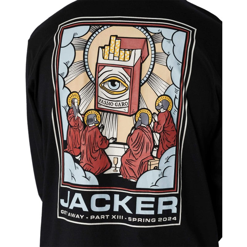 JACKER Passio Garo Black long sleeves Tee-shirt