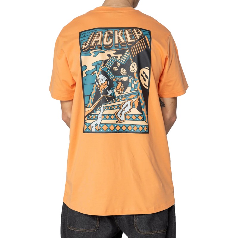 JACKER Therapy Orange Short Sleeve T-Shirt