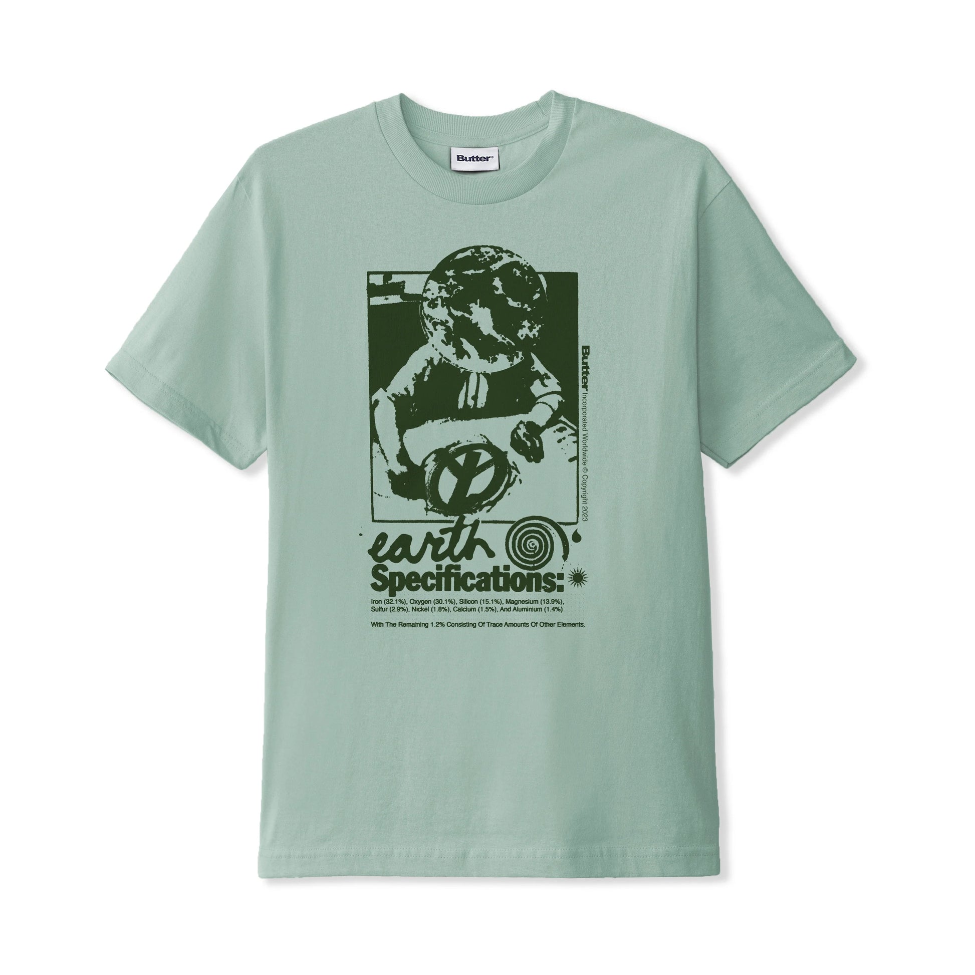 Butter Goods Earth Spec Tee ice