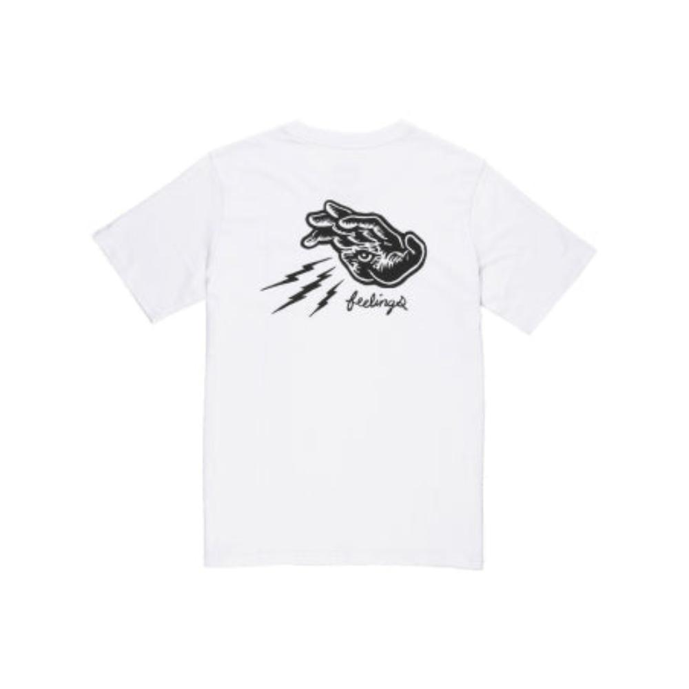 AndFeelings Hand Classic White T-shirt front back