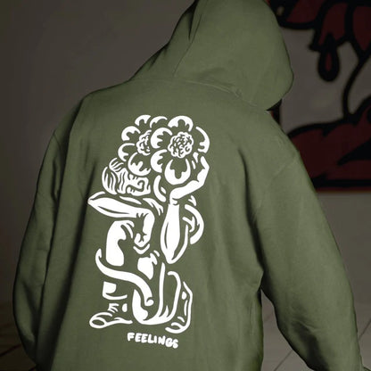 And Feelings Hoodie Forest Black